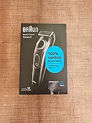 Braun bt3400 traş makinesi. kapalı kutu