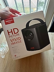 Anker Nebula Mars II Pro Akıllı Taşınabilir WiFi Kablosuz Projeksiyon Cihazı ve Hoparlör - Siyah