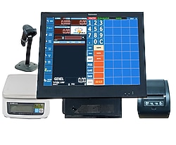 TOSHIBA E70 HIZLI SATIŞ SİSTEMİ TERAZİ MANAV KASAP BARKOD SİSTEM