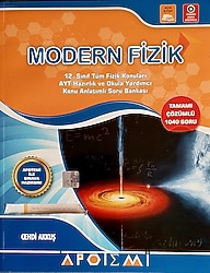 APOTEMİ YAYINLARI, MODERN FİZİK (tamamı çözümlü 1040 soru)
