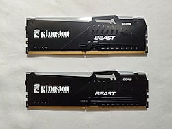 Kingston Fury Beast RGB 64 GB (2x32) 6000 MHz CL36 DDR5 Ram