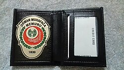 KLAS.ORMAN MUHAFAZA ROZETLİ CÜZDANI SATINAL.SADECE ORMN GNL MÜD KURUM ADRESINE GONDERILIR.SIVIL ADRESE GÖNDERİLMEZ