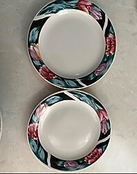 Kun-Lün 2 adet sunum tabağı ürün kullanılmadı