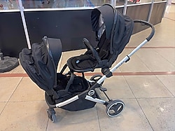 Lüks ikiz bebek arabası