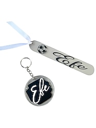 Kişiye Özel Anahtarlık&Kitap Ayracı