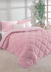 pembe çift kişilik yorgan