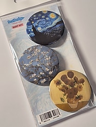 3'lü Van Gogh Rozet Seti