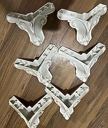 6 adet plastik baza ayağı