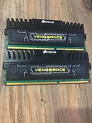 CORSAİR 2X4 8 GB DDR3 1600 MHZ SİYAH RAM