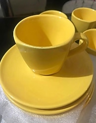 Kütahya porselen çay fincan takımı+hediye