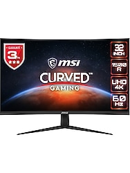MSI G321CUV 31.5" 4 ms 4K Curved 60 Hz Oyuncu Monitörü (TEŞHİR ÜRÜNÜ)