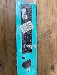 Logitech MK220 Kablosuz Türkçe Klavye Mouse Seti - Siyah