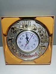 20 Yıl Kutusunda Beklemiş Orijinal Tayland Budist Bolluk Bereket ve Güç Sembollü Koleksiyonluk Masa Saati