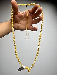 Orijinal Damla Kehribar Kolye (Ü.K: 1521)