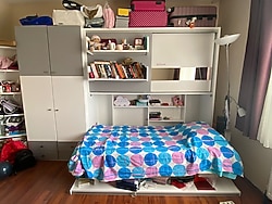 Gaysan Mobilya Açılır Kapanır Duvar Yatağı + Çalışma Masası + Yatak