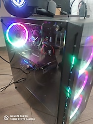 i5 işlemci 16gb ram 250gb SSD RGB oyuncu kasası ve monitör