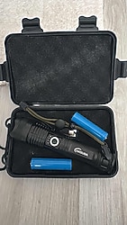 Şarjlı fener 3000 limen güçlü ışık çift pilli