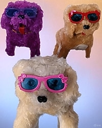 Pili sesli yürüyen peluş köpek