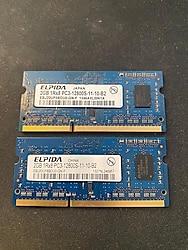 ELPIDA 2 GB DDR3 1600 Mhz Notebok RAM BELLEK- ÜCRETSİZ KARGO  