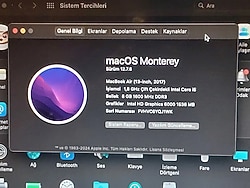 2017 Temiz Macbook Air 13" Kutulu