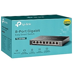 TP-LINK, 8 Port, GigaBit, Metal Kasa, Yönetilebilir, Switch
