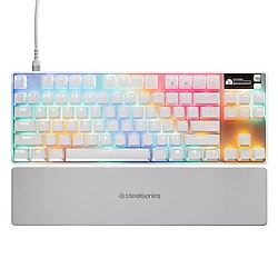 SteelSeries Apex Pro TKL Gen 3 Omnipoint 3.0 Hypermagnetic Switch İngilizce Beyaz Kablolu Gaming Klavye