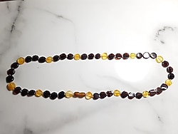 Yetişkin Unisex Damla Kehribar Kolye