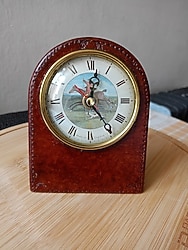 VINTAGE İNGİLİZ ÜRÜNÜ ROGER LASCELLES MASA SAATİ.