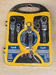 Mafsallı Cırcır anahtar takımı 7 parça