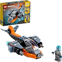 LEGO® Creator 3’ü 1 Arada Siber İnsansız Hava Aracı 31111 Siber İnsansız Hava Aracı, Siber Robot ve, Sıfır