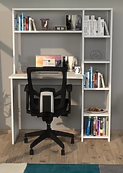 Kitaplıklı Çalışma Masası