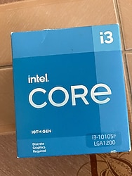 ıntel i3 10105f lga 1200 ddr4 işlemci