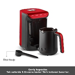 Karaca Hatır Köz Türk Kahve Makinesi Kırmızı