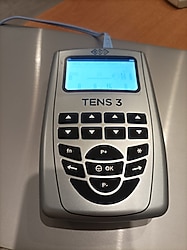 Tens Cihazı zayıflama kas yapma fizyoterapi, sıfır ayarında.