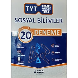 AZZA YAYINCILIK, TYT SOSYAL BİLİMLER 20 DENEME