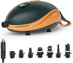 20PSI Elektrikli SUP Pompa Kürek Tahtası Pompası | Hızlı Hava Şişirme ve Otomatik Kapanma