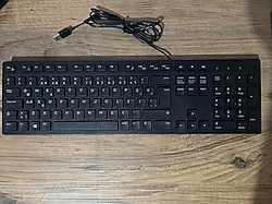 DELL KB216 TR Q USB KABLOLU SİYAH KLAVYE