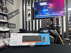 A4 Tech FG1010 Siyah-Turuncu Q Kablosuz Klavye Mouse Seti