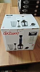 ARZUM AR1016 BLENDER SETİ ( SIFIR - HAZNEDE ÇİZİKLER MEVCUT )