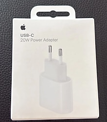 iPhone 20watt şarj adaptörü