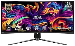 MSI MAG 341CQP QD-OLED 34" 0.03 ms 175 Hz OLED Curved MON