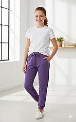 DeFacto Kız Çocuk Eşofman Mor