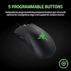 Razer DeathAdder Essential Kablolu Optik Oyuncu Mouse Siyah