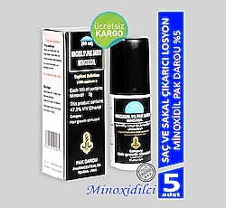 5Adet Minoxidil Pak Darou Orjinal 2027 Skt