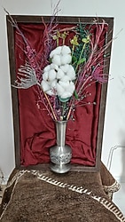 KURU ÇİÇEK TABLO VE ESKİ VAZO