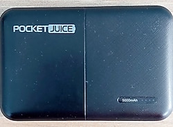 POCKET JUICE, 5000 Mah Çift Şarjlı USB POWERBANK
