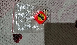 Measurıng 1 metre ölçer anahtarlık sıfır ürün