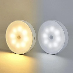 HAREKET SENSÖRLÜ ŞARJLI BEYAZ SARI LED LAMBA