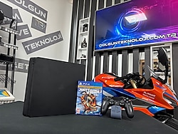 PlayStation 4 Slim 500GB Tek Kol + Just Cause 3 Oyun CD’si (İKİNCİ EL)