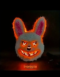 Renkli Işıklı Tavşan Peluş Oyuncak